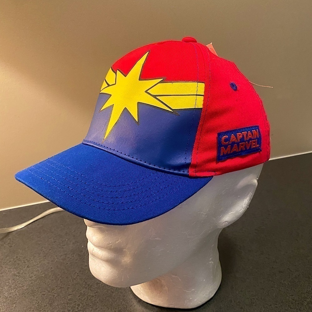 Marvel X Captain Marvel Hat NWT